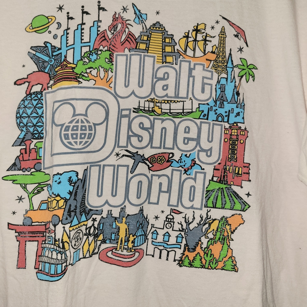 Disney World Graphic T-Shirt Large
